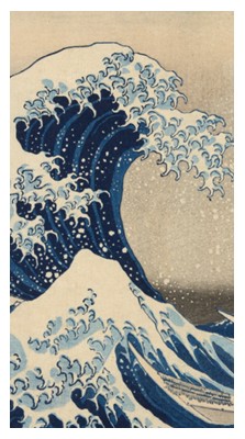 Marque-ligne - Hokusai, Nature