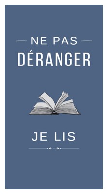 Marque-ligne - Ne pas déranger, Bookish