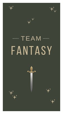 Marque-ligne - Team Fantasy, Bookish