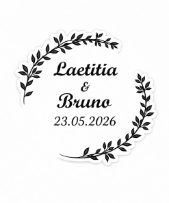 Commande personnalisée pour Laetitia et Bruno